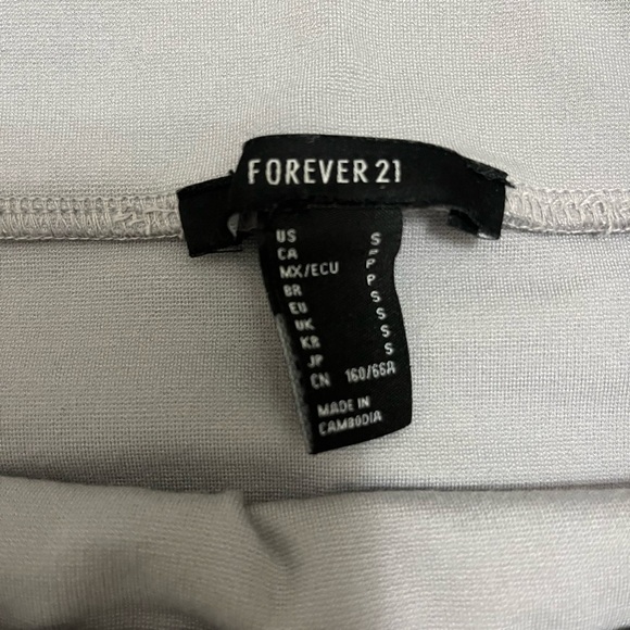 Cute Cotton Grey Skirt - Picture 2 of 2